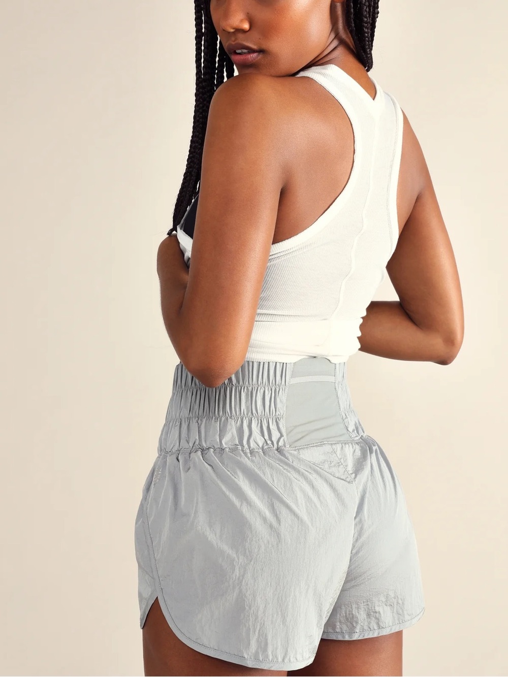 FREE PEOPLE FP MOVEMENT THE WAY HOME ARCTIC MIST SILVER